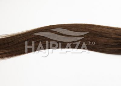 Gyűrűs haj  50 cm 100 tincs sötétbarna