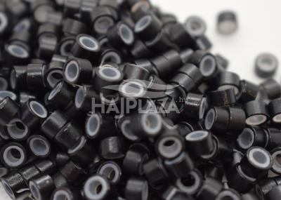 Szilikonos mikrogyűrű 5 mm fekete 200 db
