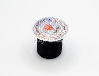 Fekete gumis cérna - 1db