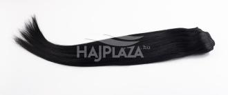 Festett fekete csatos haj - 60-65 cm