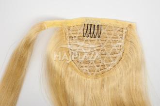 Festett csatos pótcopf világosszőke - 50-55 cm