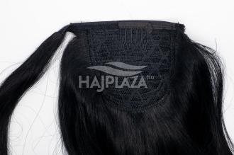 Festett fekete pótcopf - 50-55 cm