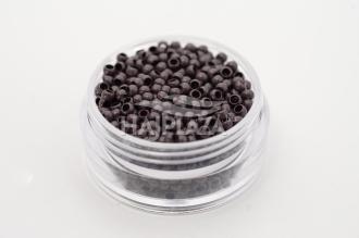 Sötétbarna szilikonmentes nanogyűrű - 100db