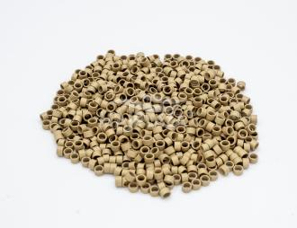 Világosszőke szilikonmentes mikrogyűrű - 100db