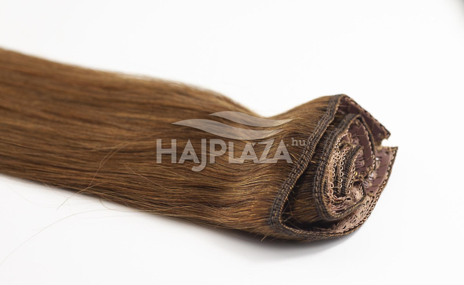  Festett középbarna  csatos haj - 70-75 cm