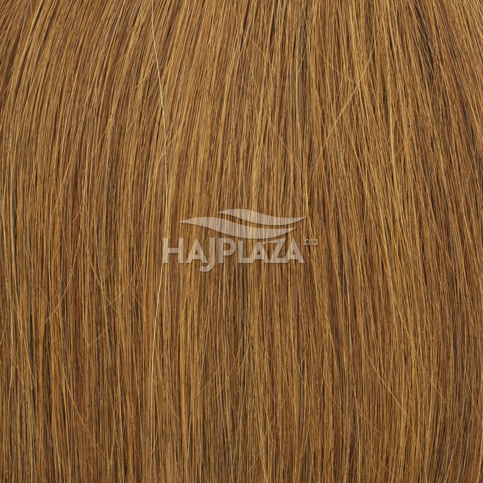 Festett középbarna keratinos haj - 50-55 cm